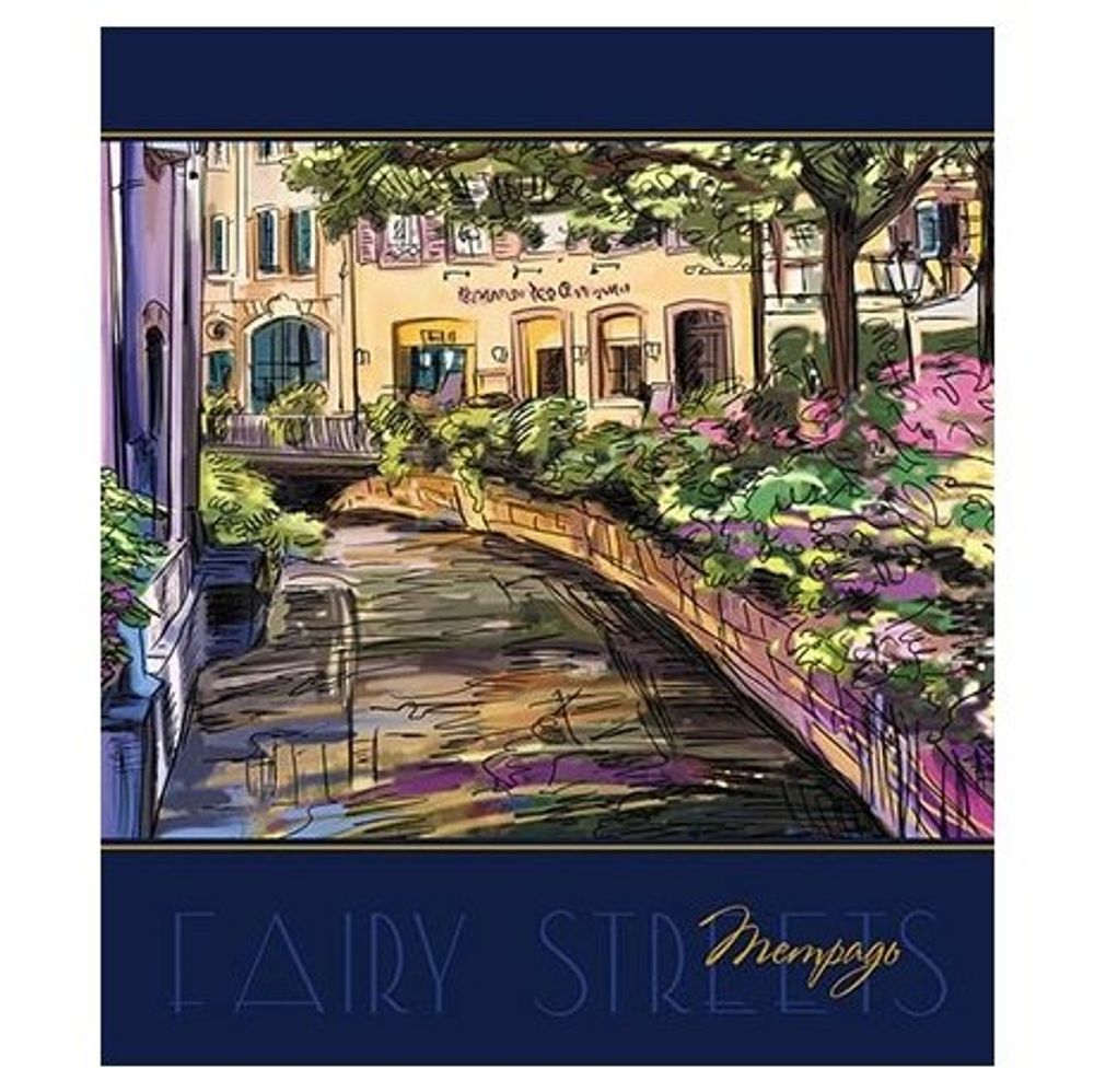 Тетрадь 60л., А5, клетка, Апплика "Лиловая акварель", скрепка, мелованный картон