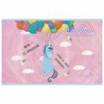 Альбом для рисования, А4, 40 листов, скоба, тиснение фольгой, ПЗБМ, 205х295 мм, "Юникорнизация" (4 вида), 049975