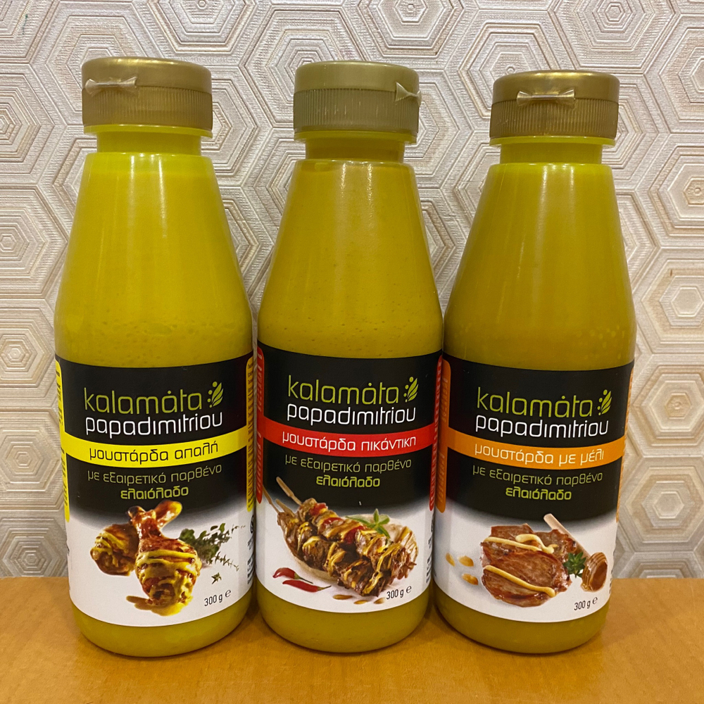 Горчица с медом PAPADIMITRIOU 300г, Греция