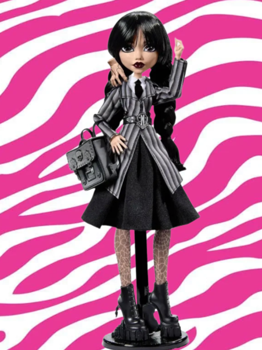 Кукла Monster High «Wednesday Addams» HXJ04 — кукла Уэнсдей Аддамс с аксессуарами