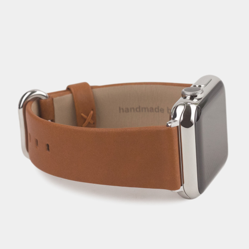 Ремешок для Apple Watch 40/41/42 mm из кожи теленка, коричневого цвета