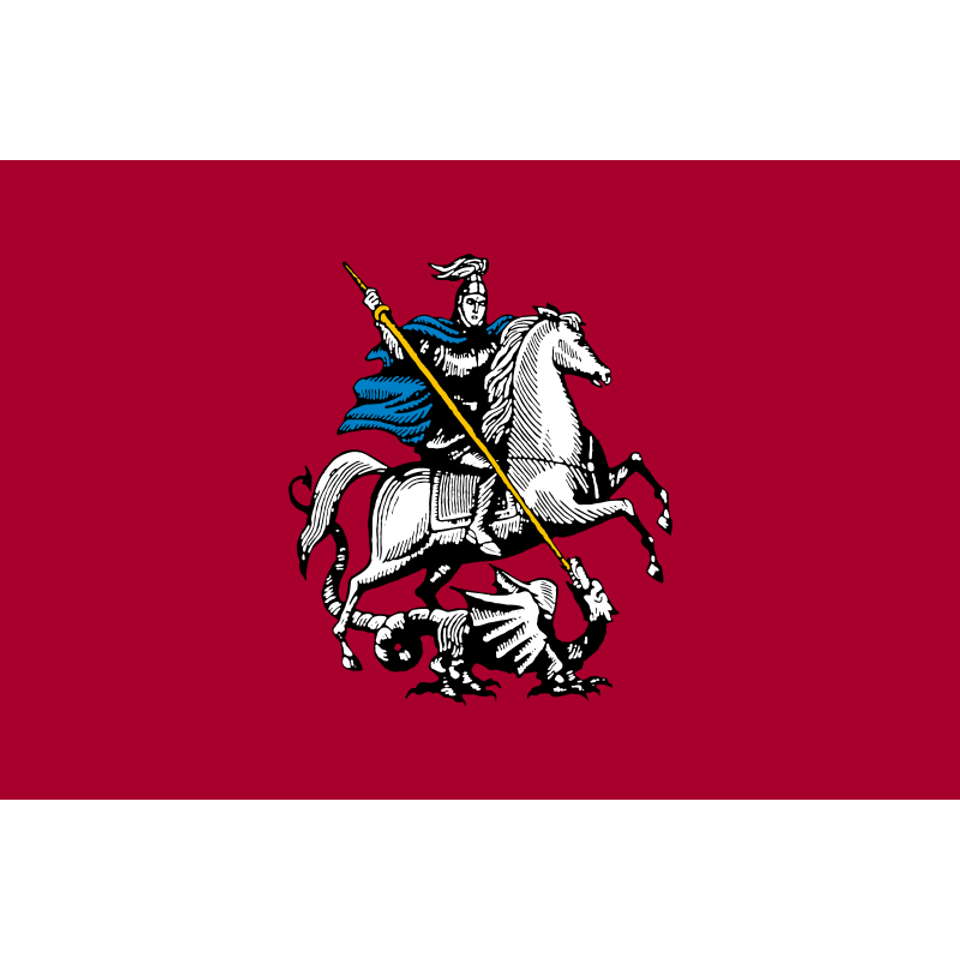 Флаг 30х40 Москвы