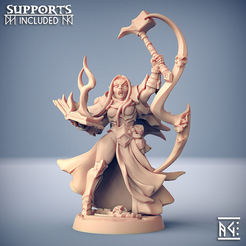 Эльф Полуэльфы Темные эльфы Дроу Клерик Жрец Рыцарь Паладин миниатюра для dnd, днд, pathfinder, фентези, Настольная игра, НРИ, Варгейм, РПГ