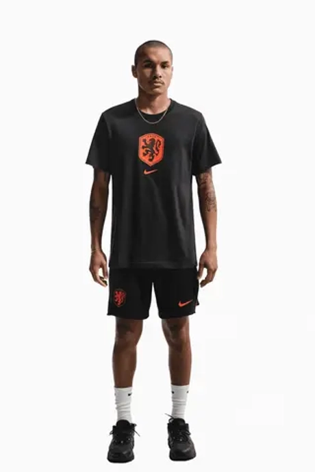 Футболка Nike Netherlands 2026 Crest Tee - черный