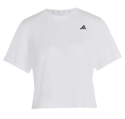 Женская теннисная футболка Adidas Power Essentials Big Graphic - white
