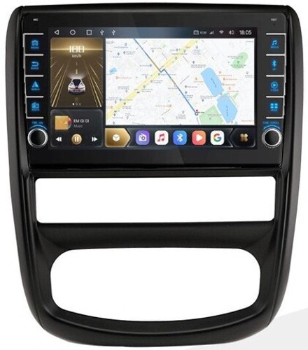 Магнитола для Renault Duster 2010-2015, Nissan Terrano 2014+ - Carmedia OL-9995 (крутилки) QLed, Android 10, ТОП процессор, CarPlay, SIM-слот