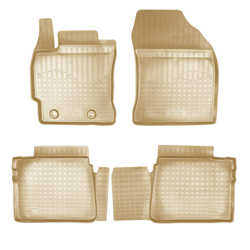 Ковры в салон Norplast/Unidec для Toyota Corolla в кузове E16 (2013-2019)Полиуретан, арт.NPA11-C88-150-B