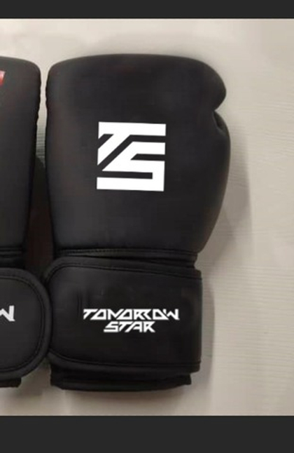 Перчатки для бокса черные Tomorrow star