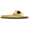 Moschino Leather Slide 'Gold'