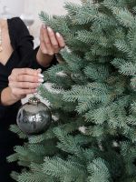 Ель искусственная голубая «Марселло» (Литая хвоя) от 1.8 до 2.4 м