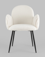 Стул обеденный Wave Stripes букле белый