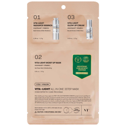 ЧЗ VT Cosmetics Mask 3-Step All In One Vita-Light Маска трёхступенчатая для сияния кожи лица с вита