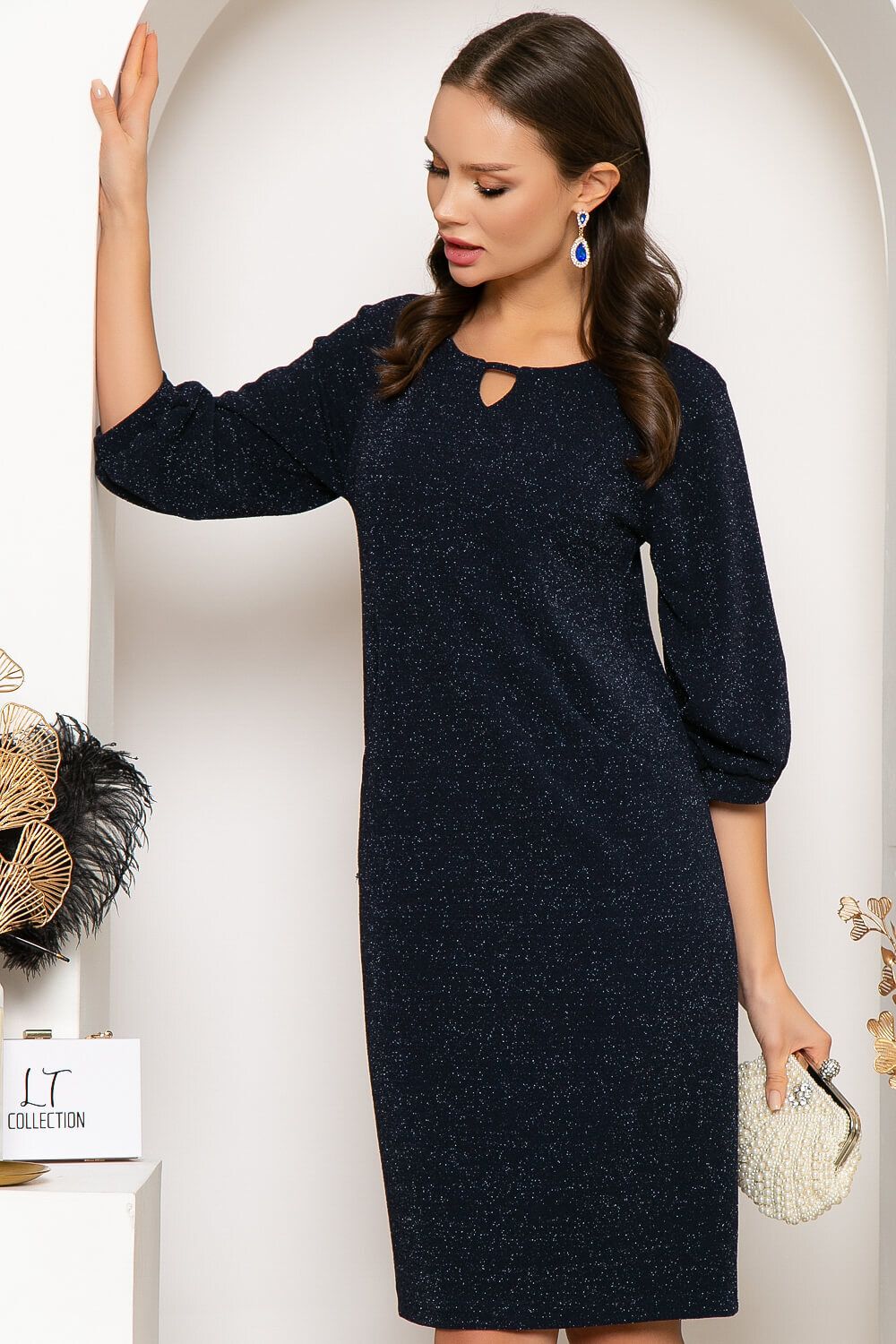 Платье "Венецианская ночь" (сапфир) П7827 LT Collection