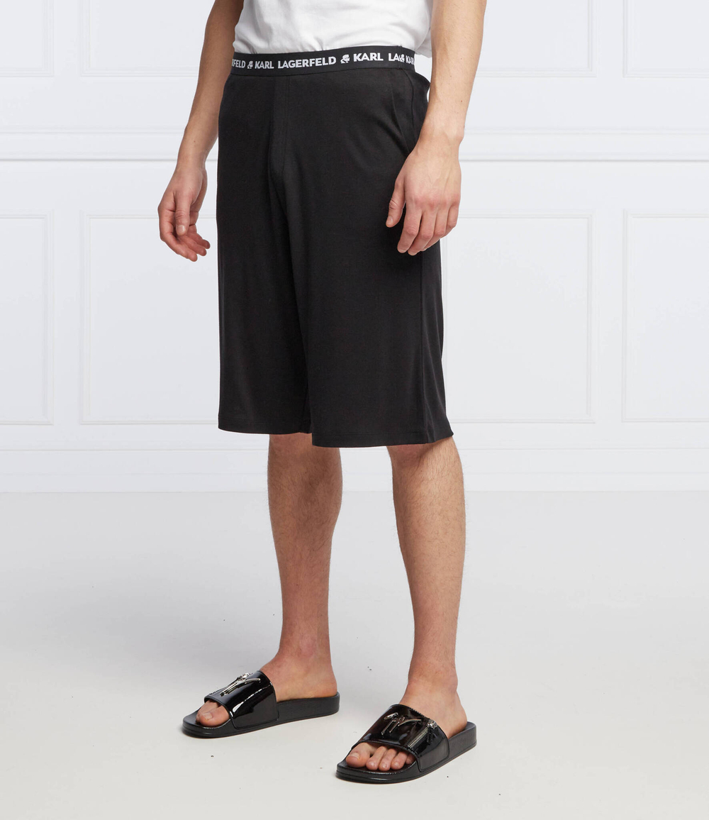 пижамные шорты Karl Lagerfeld - черный(215M2184)