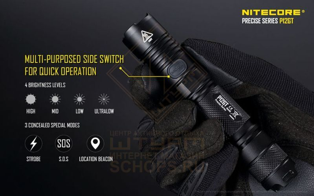 Фонарь Nitecore P12GT