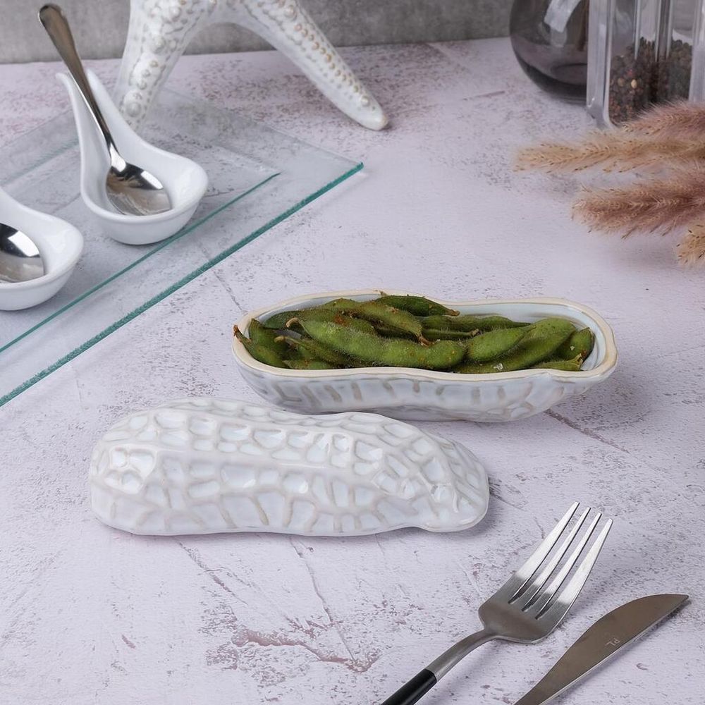 Блюдо для подачи 15*5,9 см h7/3,5 см 130 мл Groundnut   P.L. [1]