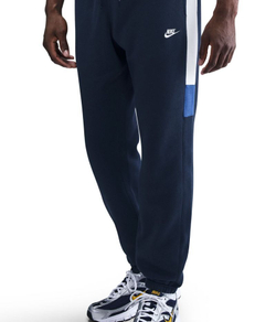 Men's Спортивный костюм Nike Sportswear Club Fleece Hooded - obsidian/white/game royal/white