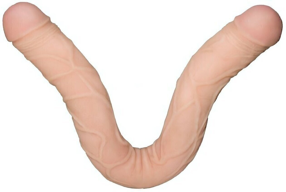 Сдвоенный реалистик большого размера Monster 2 (Цвет: телесный)