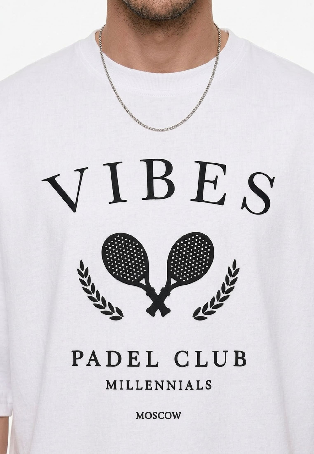 Футболка "PADEL CLUB" Белая