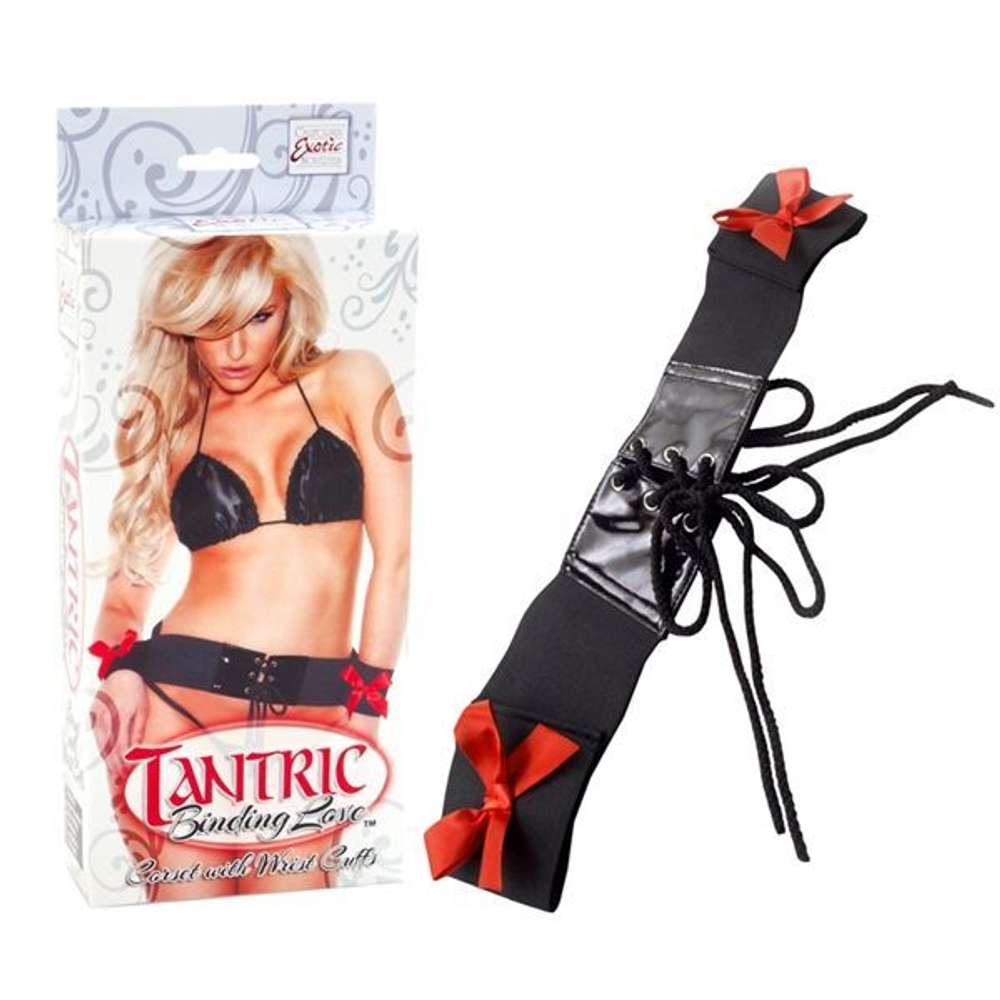 Фиксация рук к телу Tantric Binding Love Corset with Wrist Cuffs