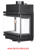 Каминная топка АЛЬФА 700 три стекла подовая