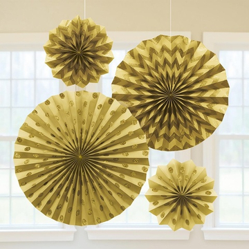 Фант Gold Горошек-Шеврон блеск 4шт