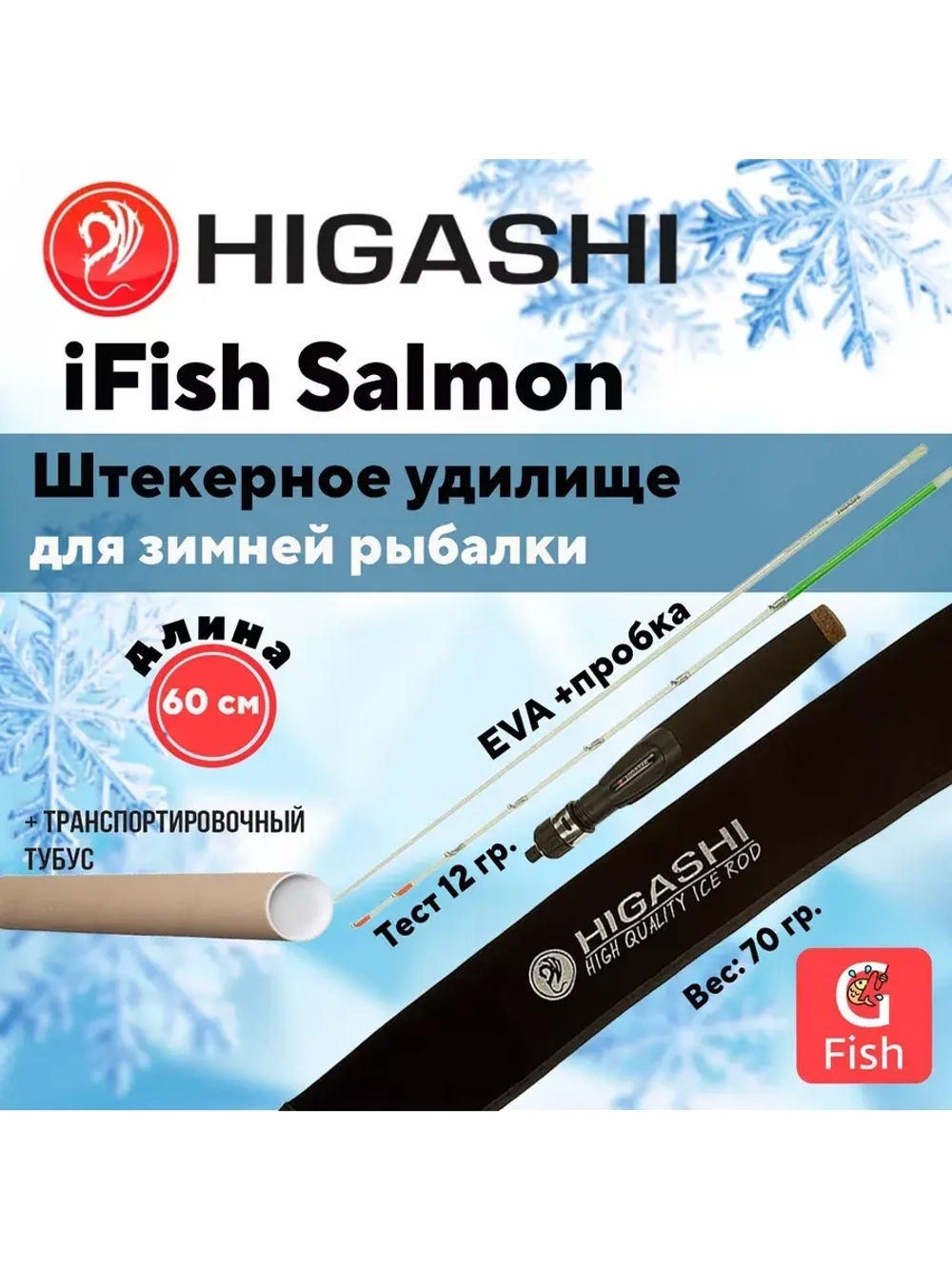 Удилище зимнее iFish Salmon 28гр