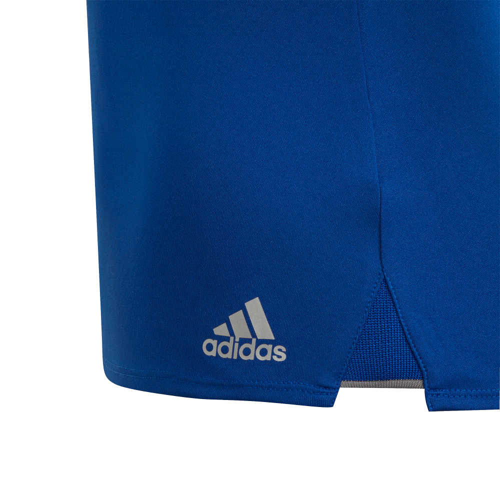 Женская теннисная футболка Adidas W Club 3 Stripes Tee - Blue
