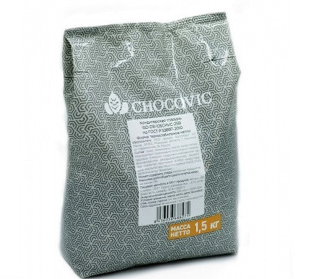 Глазурь кондит. Chocovic ТЕРМО Молочная диски (Пакет 5кг)