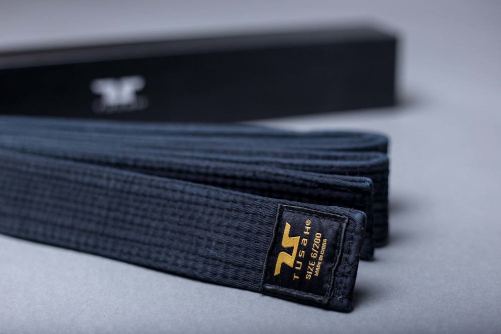 Пояс для тхэквондо Tusah черный Special Edition Black Belt
