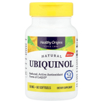 Healthy Origins, натуральный убихинол, 50 мг, 60 капсул