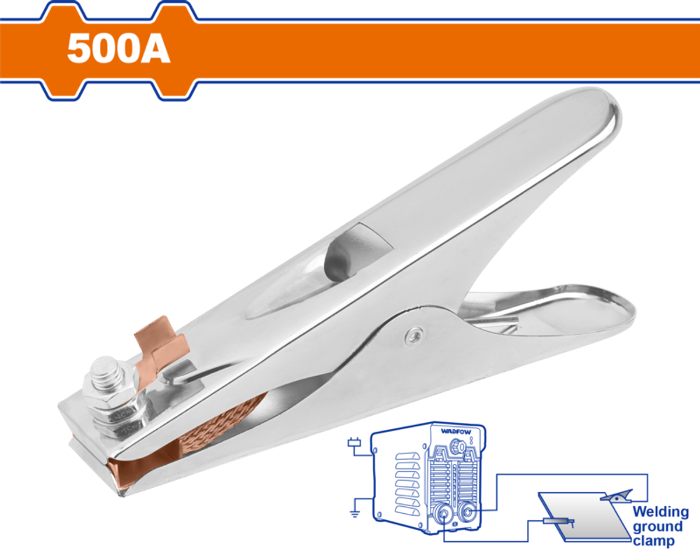 Клема заземления 500 А (50) WADFOW WEH9A05