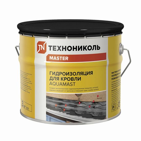 Мастика битумная AquaMast 3 кг