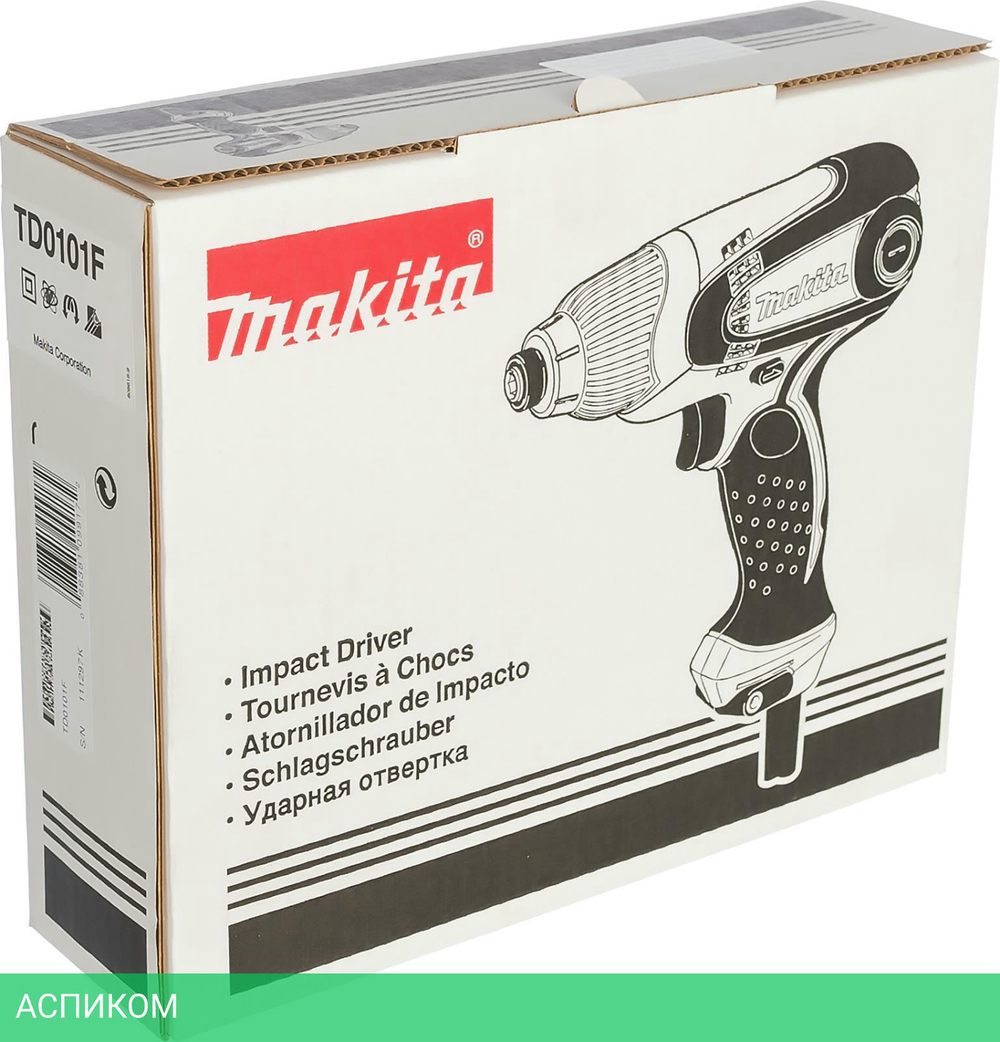Шуруповерт Makita TD0101F