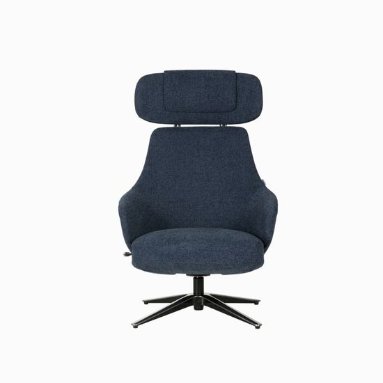 Офисное кресло Doha синяя ткань