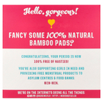 Here We Flo, Бамбуковые ежедневные прокладки, ультратонкие с крыльями, 16 прокладок