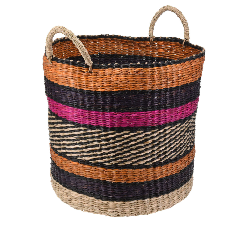 Корзина из водного гиацинта 35*35 см