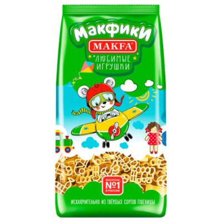 Макароны Макфики Любимые игрушки 250 гр