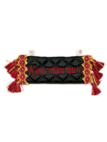 Карман Константин (черный с красной вышивкой, экокожа)