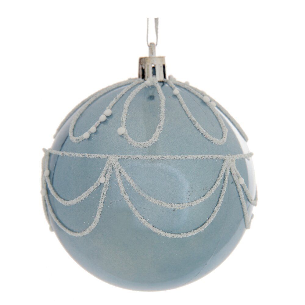 GAEM Набор из 12шт Украшение новогоднее "Шар", D 8 см, L35 W27 H8,5 см