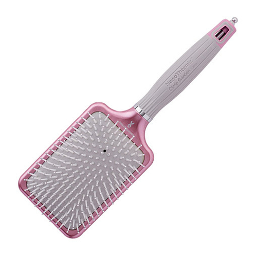 Широкая массажная щетка для волос керамика керамик+ион Olivia Garden Nano Thermic PR-NT1PC-STPDL-TP20