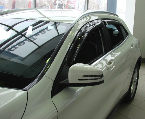 Дефлекторы боковых окон SIM для Mercedes-Benz GLA-Class (2013-2020) арт.SMERGLA1332