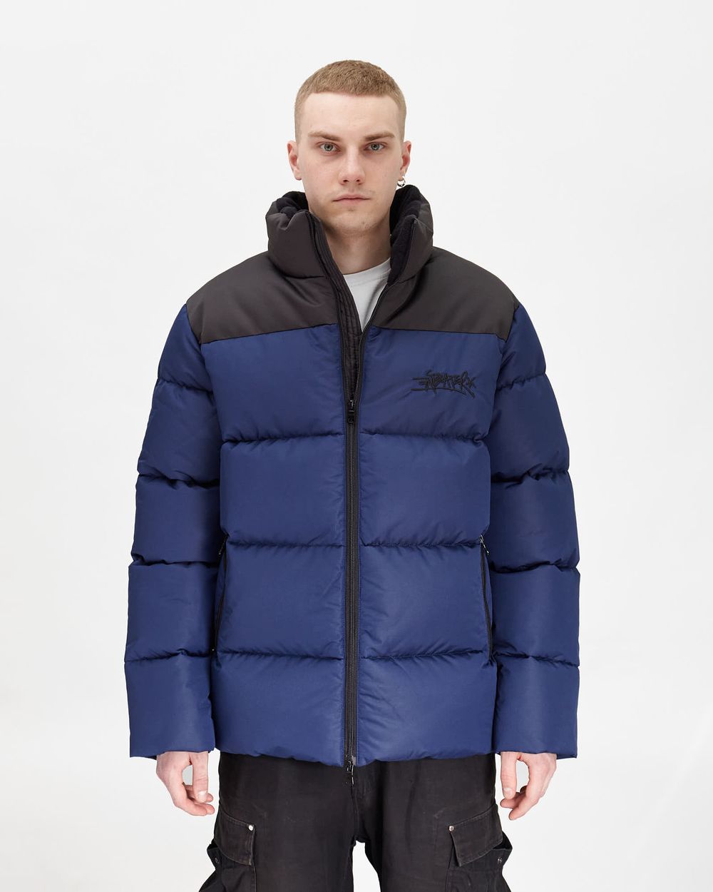 Купить Пуховик Anteater AW25 Downjacket Combo navy Пуховик Anteater AW25 Downjacket Combo navy
