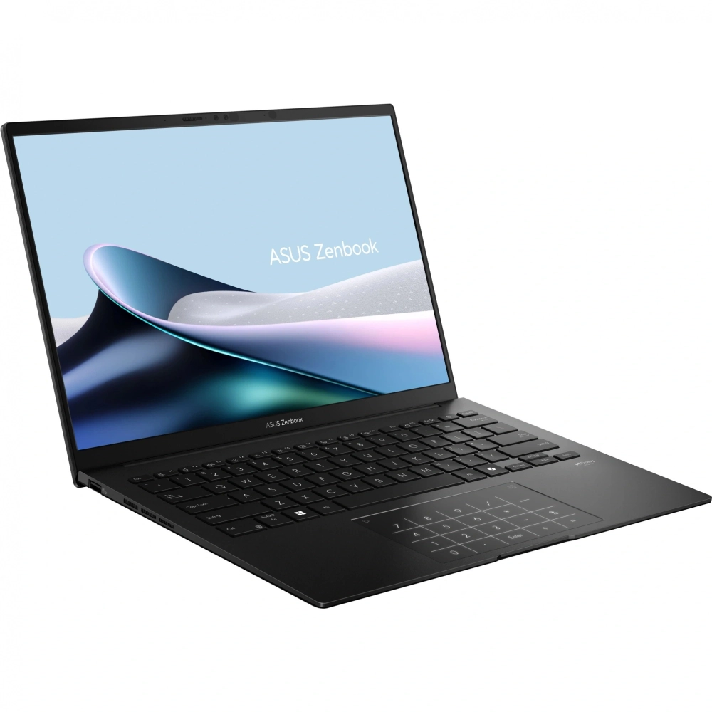 Ноутбук Asus Zenbook 14 UM3406GA-QD130 Ryzen AI 5 430 32Gb SSD512Gb AMD Radeon 840M 14" OLED WUXGA (1920x1200) без ОС black WiFi BT Cam Bag (90NB17R1-M006H0)