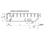 ТМС Ступень прессованная 900х270 (гор.цинк) 33×33 35×2