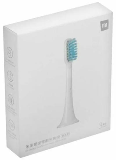 Сменные насадки для зубной щетки Xiaomi Xiaomi Mi Electric Toothbrush 3шт Gum Care (NUN4090GL) RUS