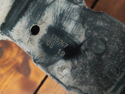 Усилитель заднего бампера Skoda Octavia 3 (A7) 13-20 Б/У Оригинал 5E5807305