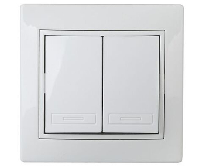 Выключатель Intro Plano 1-106-01 тройной 10А-250В IP20 СУ Plano белый