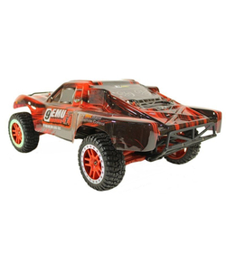 Радиоуправляемый шорт-корс Remo Hobby 9EMU Brushless (красный) 4WD 2.4G 1/10RTR