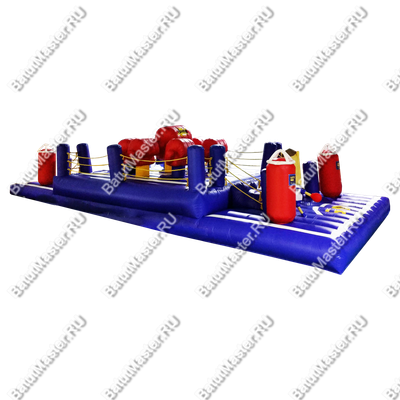 Надувная полоса препятствий "Веселые скачки"